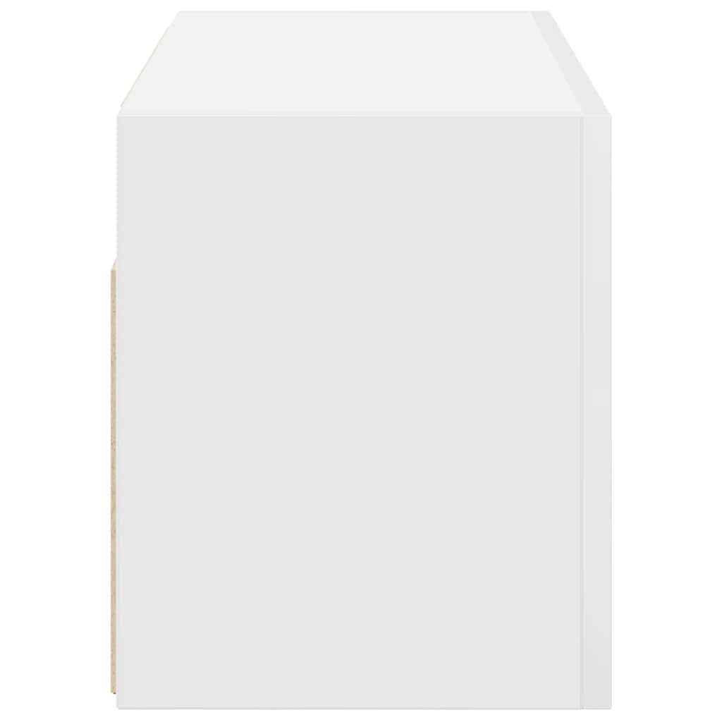 Armário parede p/ casa banho 60x25x30 cm deriv. madeira branco