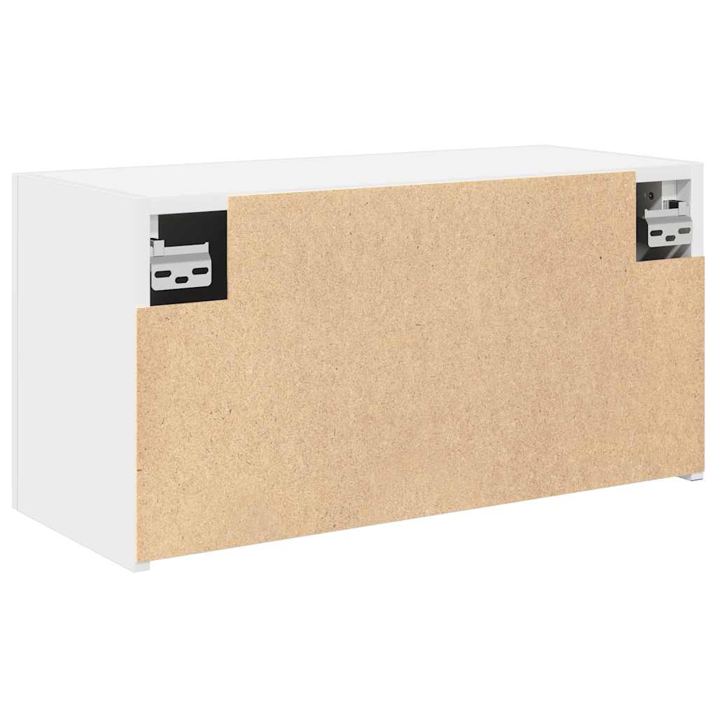 Armário parede p/ casa banho 60x25x30 cm deriv. madeira branco