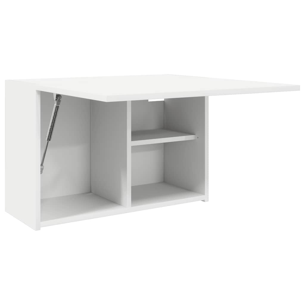 Armário parede p/ casa banho 60x25x40 cm deriv. madeira branco