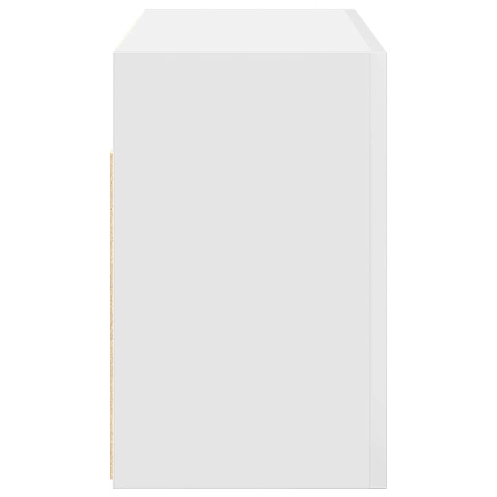 Armário parede p/ casa banho 60x25x40 cm deriv. madeira branco