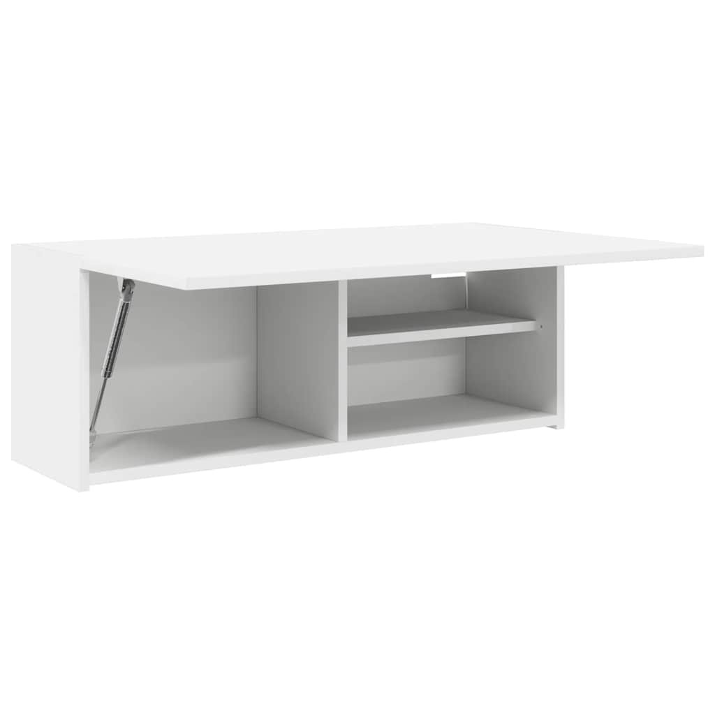 Armário parede p/ casa banho 80x25x30 cm deriv. madeira branco
