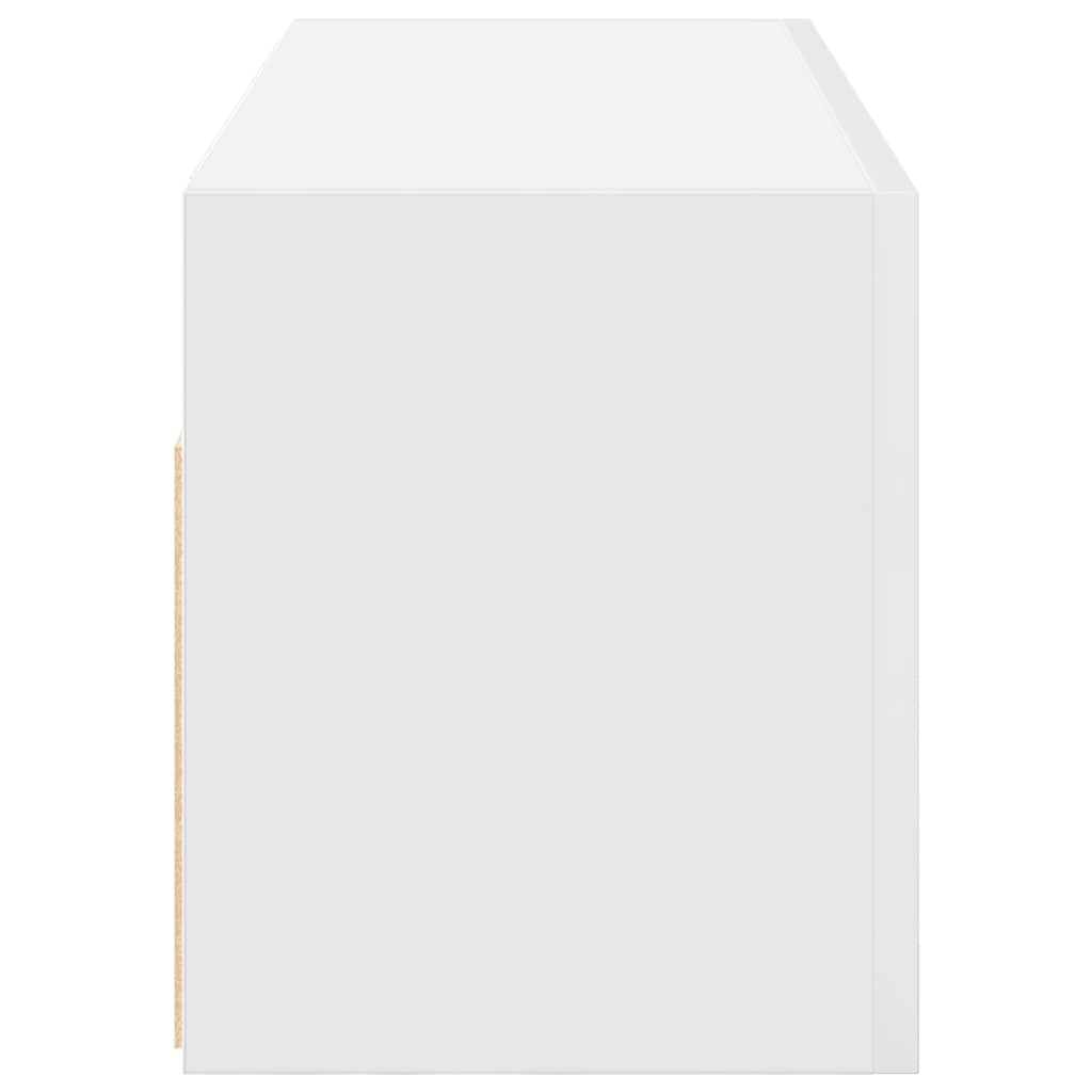 Armário parede p/ casa banho 80x25x30 cm deriv. madeira branco