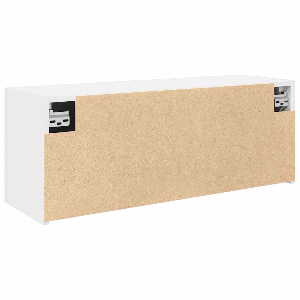 Armário parede p/ casa banho 80x25x30 cm deriv. madeira branco