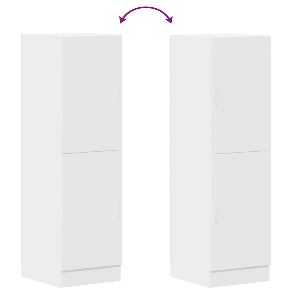 Armário de cozinha 38x41,5x131,5 cm derivados de madeira branco