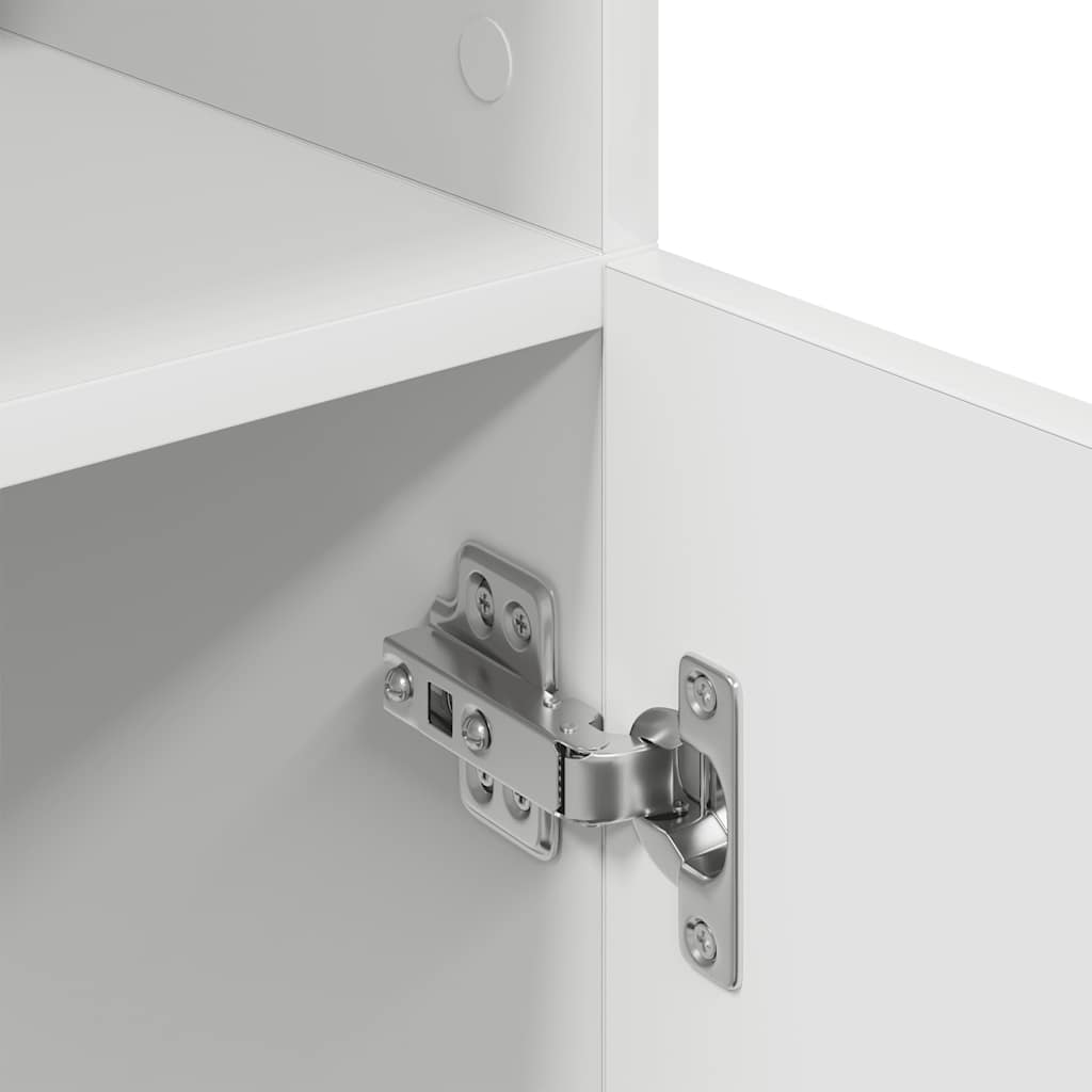 Armário de cozinha 57x41,5x131,5 cm derivados de madeira branco