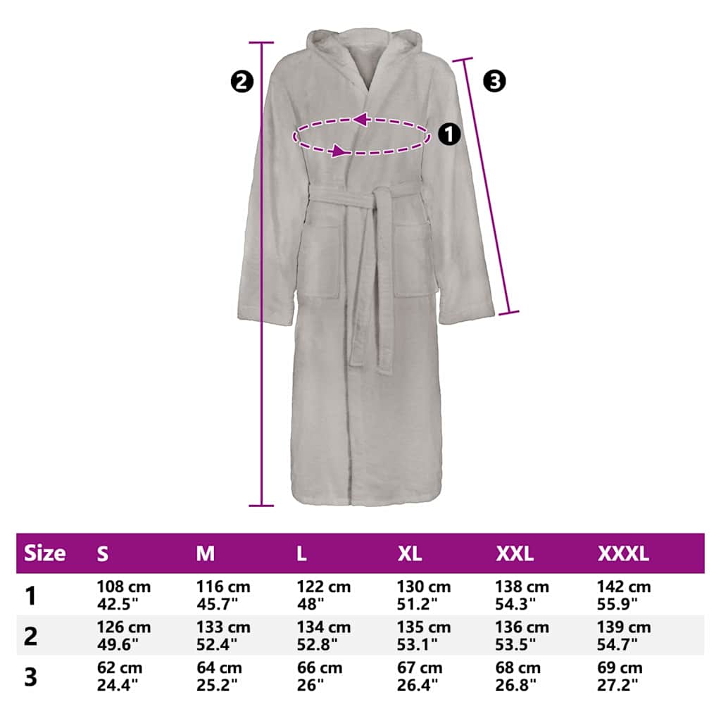 Roupão de banho KINN xxl Algodão
