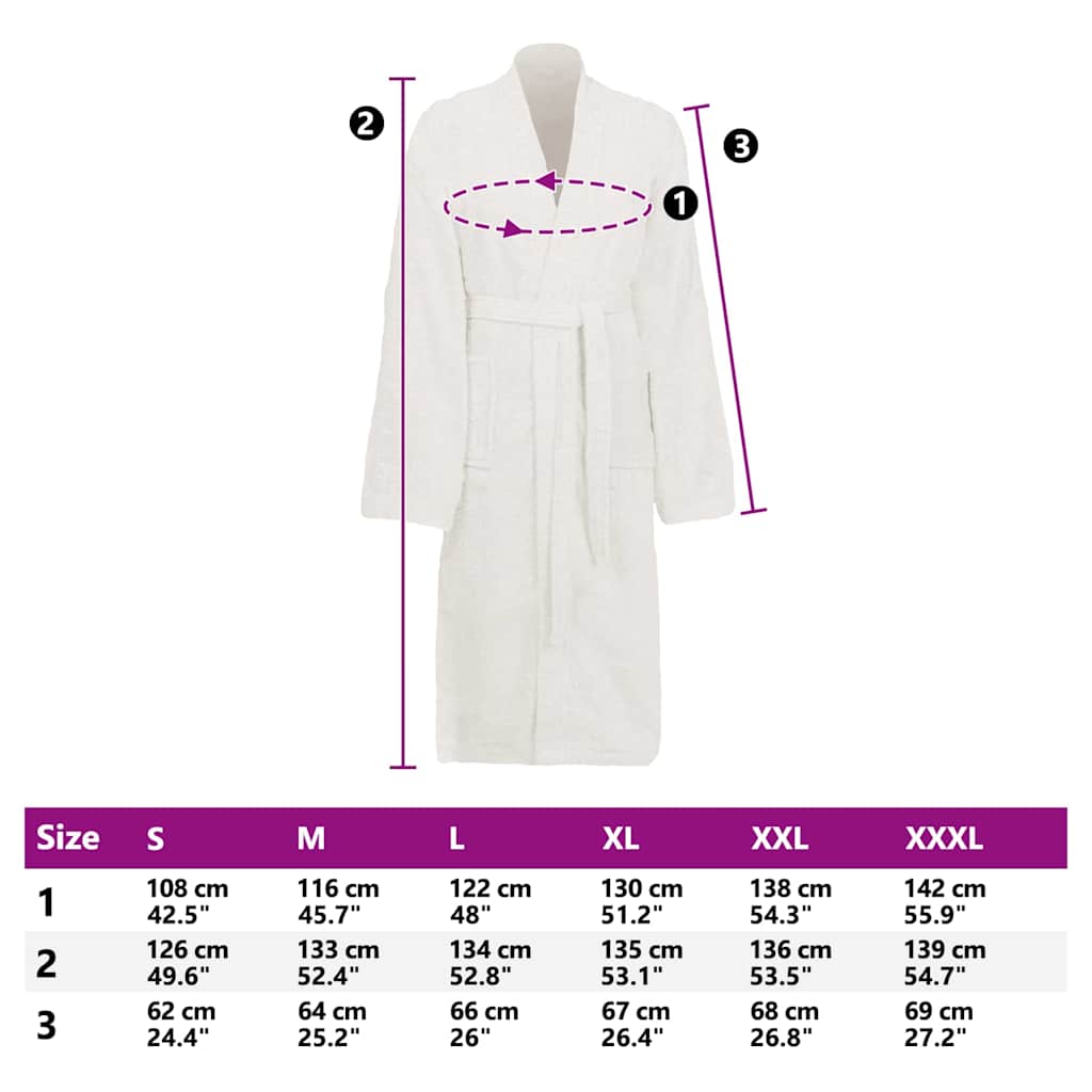 Roupão de banho KINN xxxl Algodão