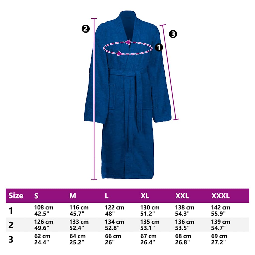 Roupão de banho KINN m Algodão