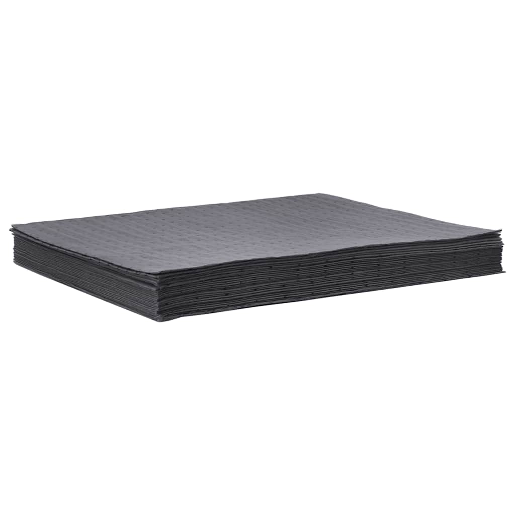 Almofadas absorventes de óleo 25 unid 40x50 cm cinzento