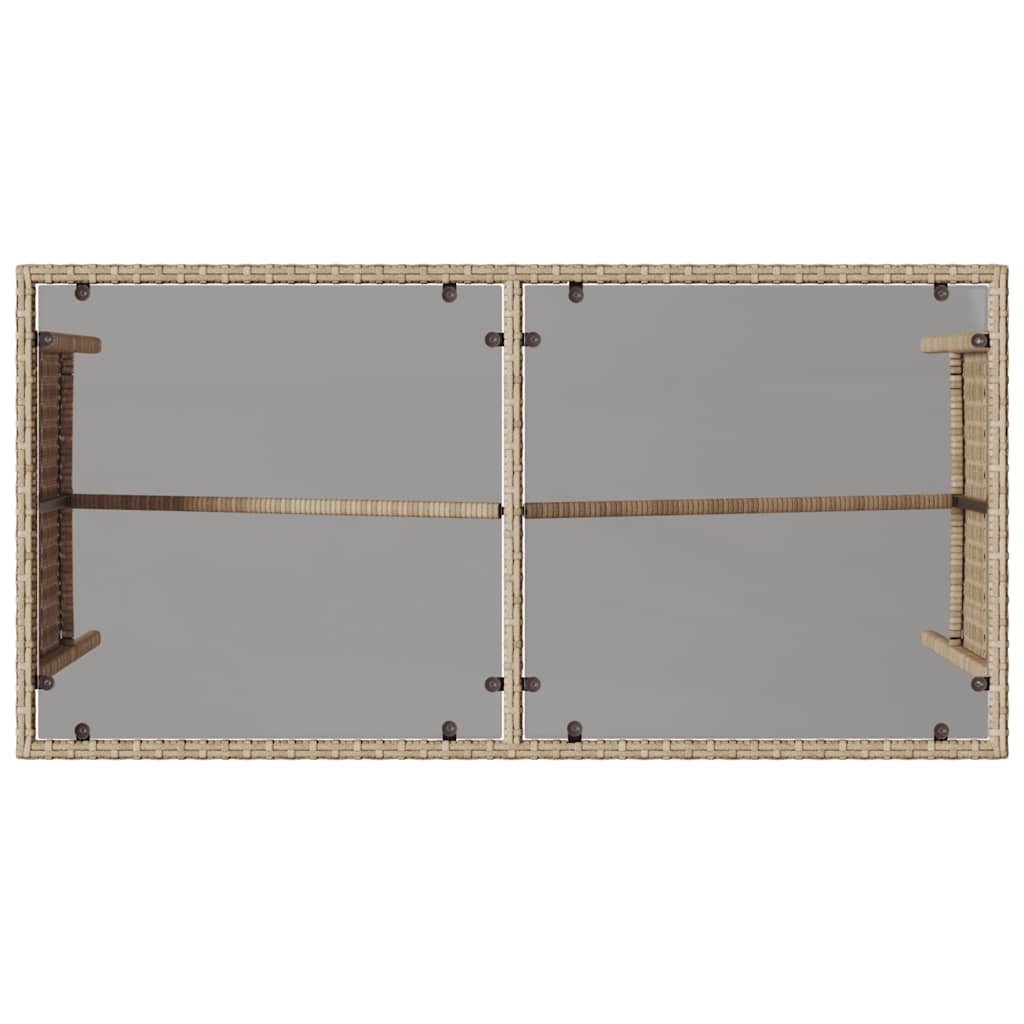 3 pcs conjunto de jantar p/ jardim com almofadões vime PE bege