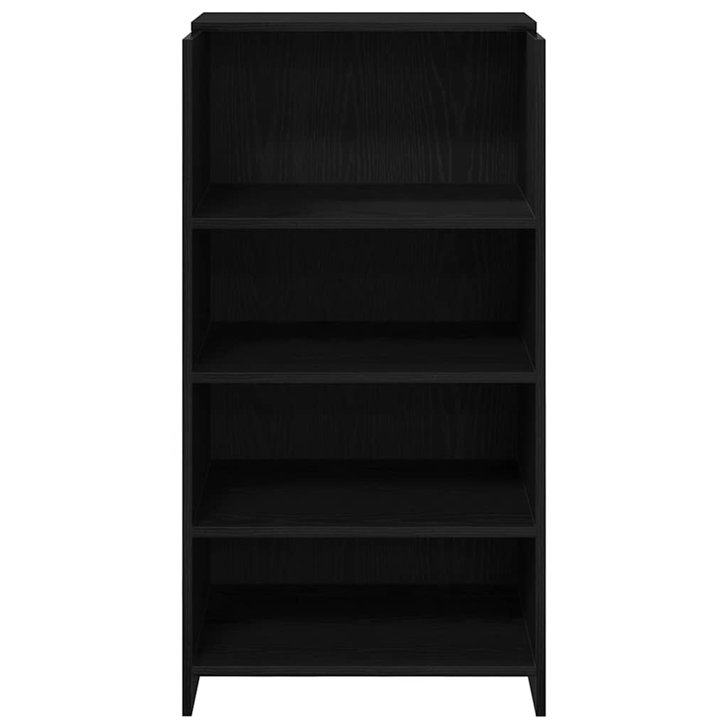 Balcão de recepção 55x50x103,5 cm derivados de madeira preto