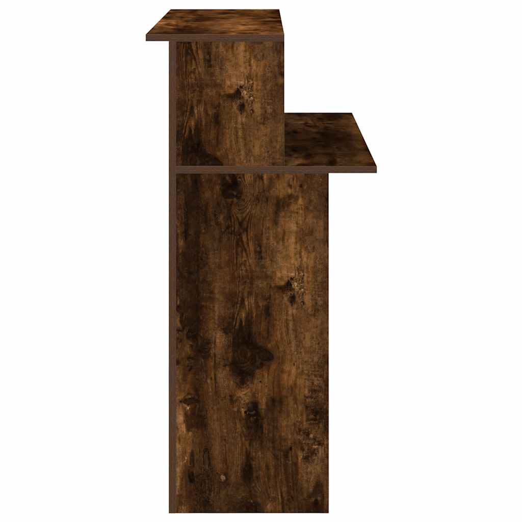 Balcão recepção 100x50x103,5 cm deriv. madeira carvalho fumado