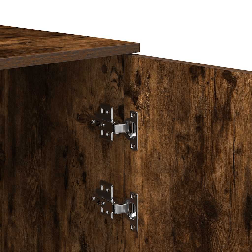 Armário de arrumação derivados de madeira carvalho fumado