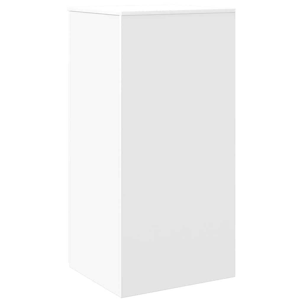 Armário de arrumação 50x45x103,5 cm derivados de madeira branco