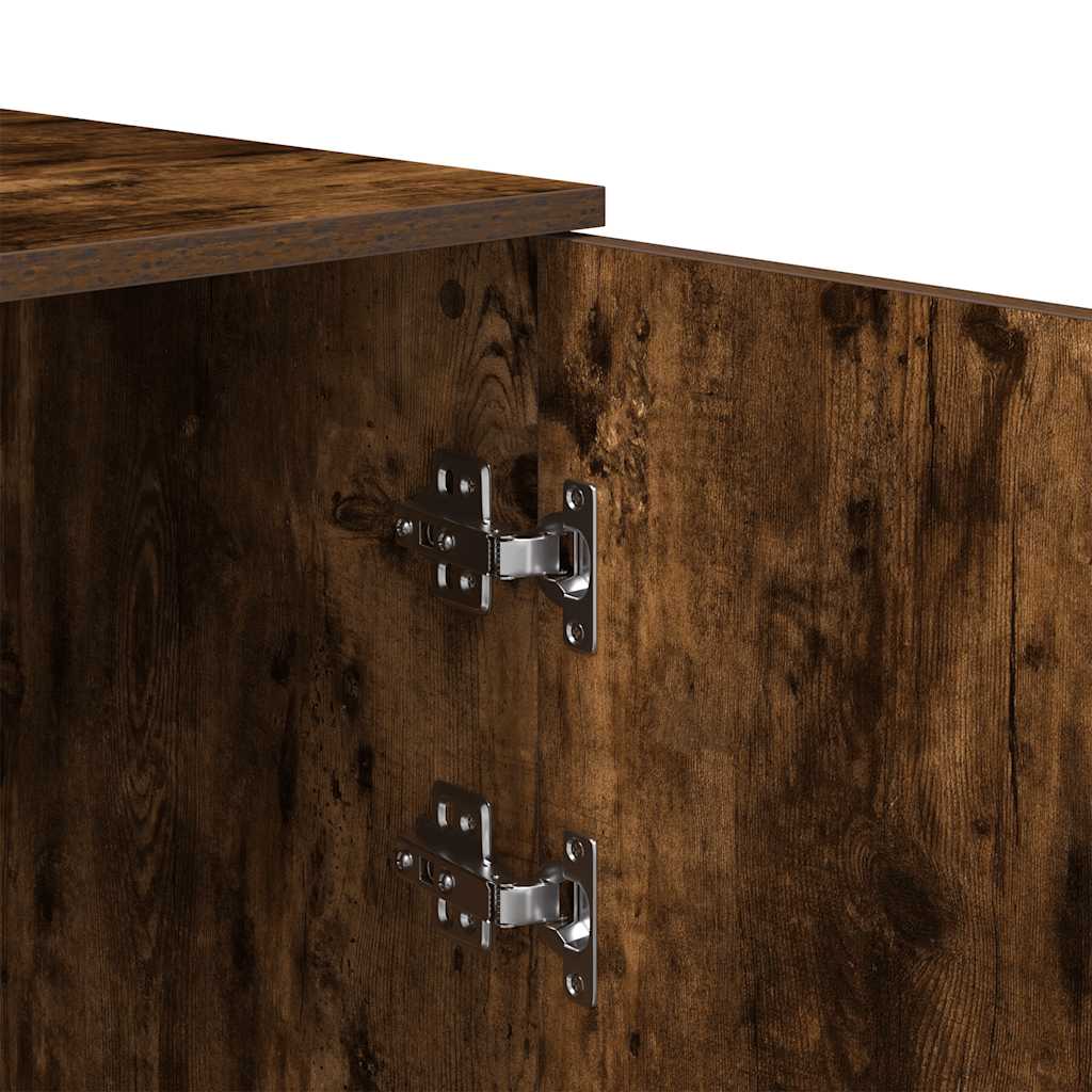 Armário de arrumação derivados de madeira carvalho fumado