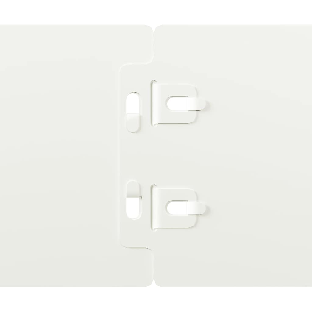 Orlas de relva 10 pcs branco 10x103 cm aço laminado a frio