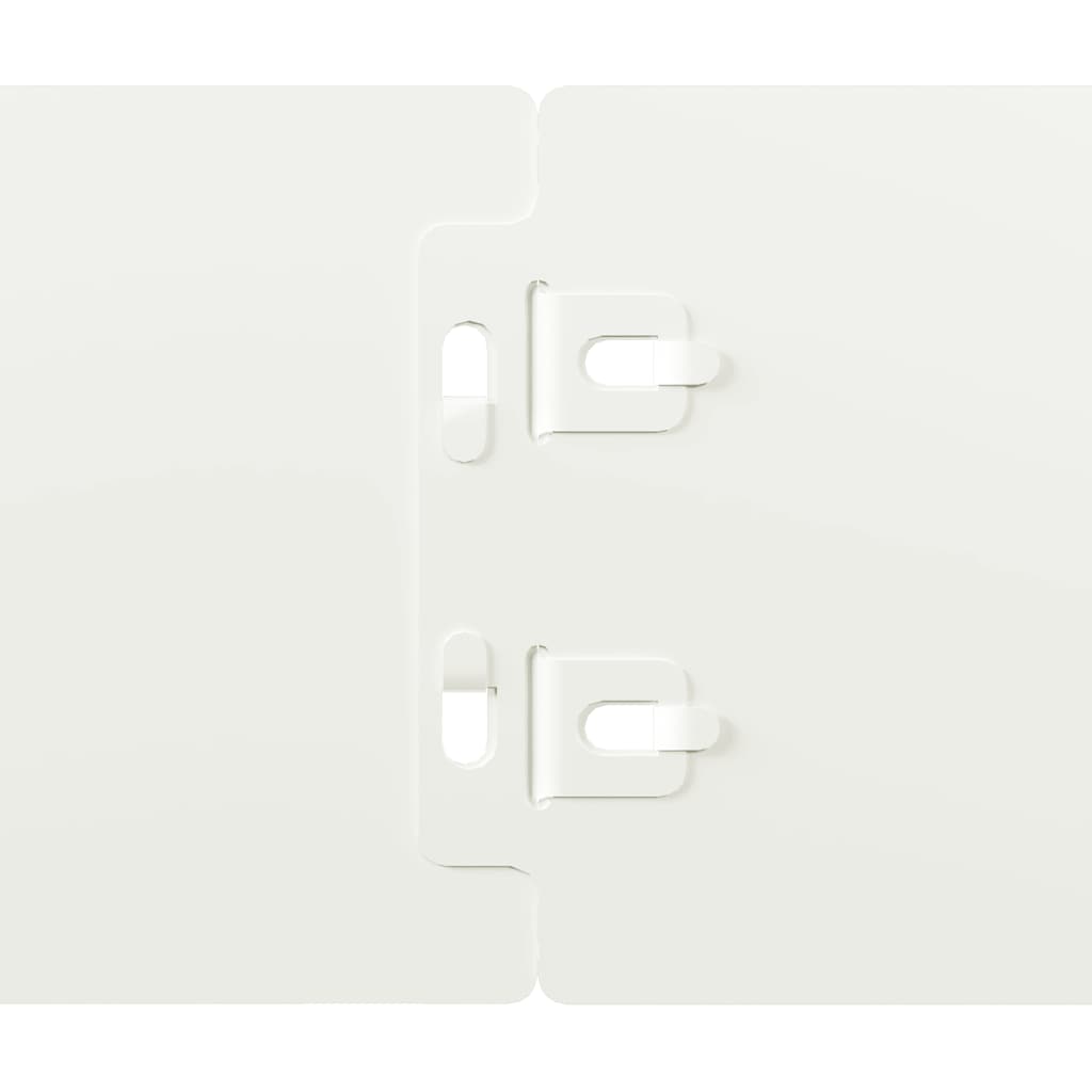 Orlas de relva 50 pcs branco 10x103 cm aço laminado a frio