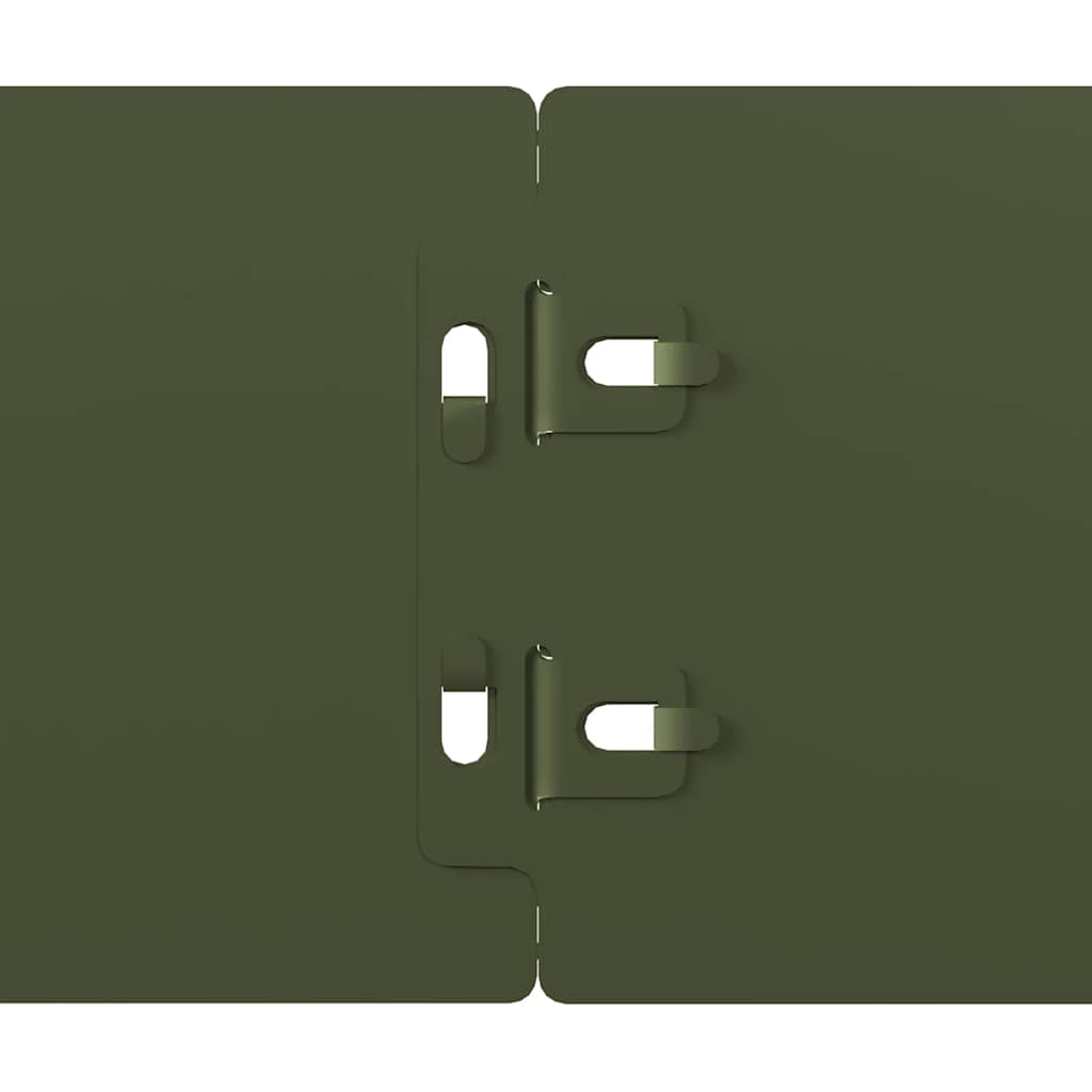 Orlas relva 50 pcs verde azeitona 10x103 cm aço laminado a frio