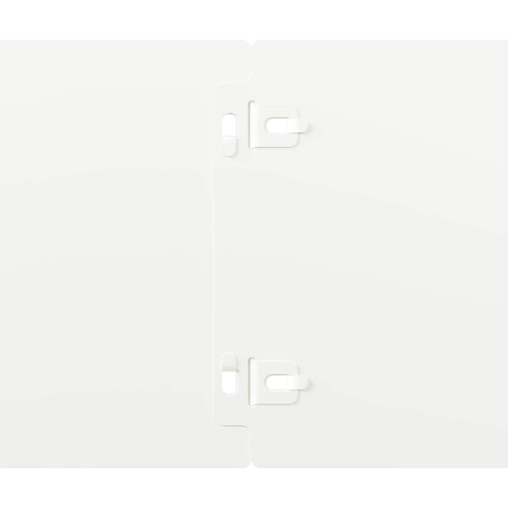 Orlas de relva 50 pcs branco 15x103 cm aço laminado a frio