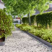 Orlas de relva 50 pcs antracite 15x103 cm aço laminado a frio