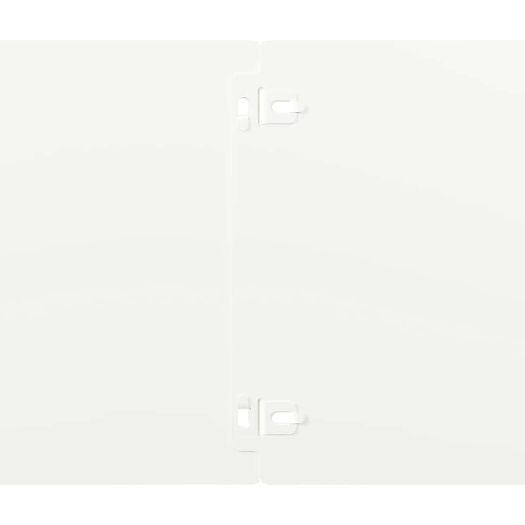 Orlas de relva 10 pcs branco 20x103 cm aço laminado a frio