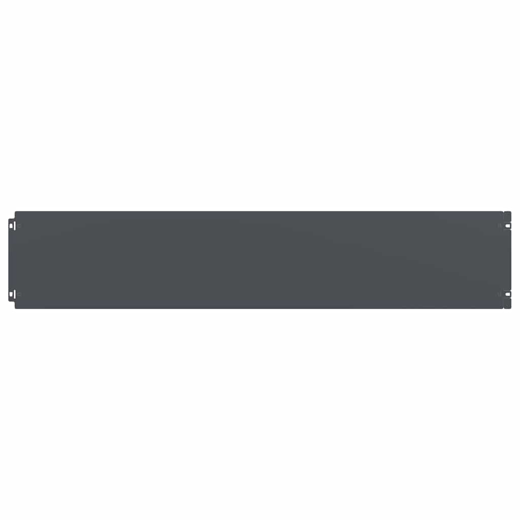 Orlas de relva 10 pcs antracite 20x103 cm aço laminado a frio