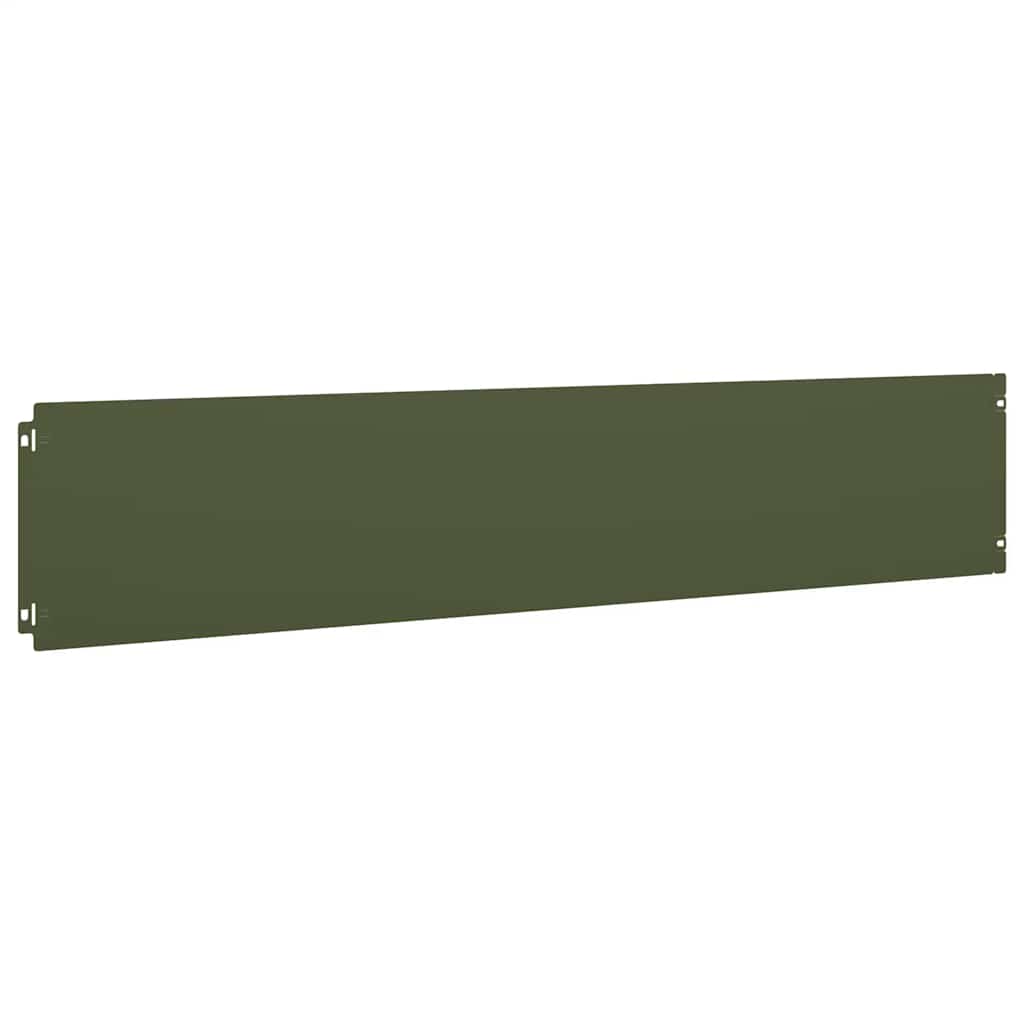 Orlas relva 10 pcs verde azeitona 20x103 cm aço laminado a frio