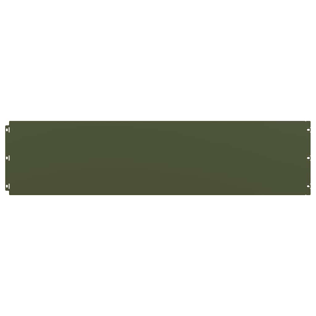 Orlas relva 20 pcs verde azeitona 25x103 cm aço laminado a frio