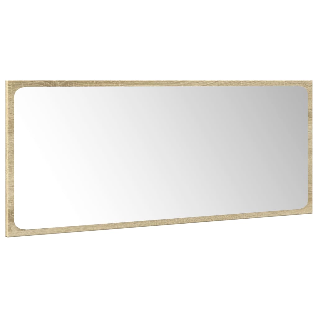 4 pcs conj. móveis casa banho derivados madeira carvalho sonoma