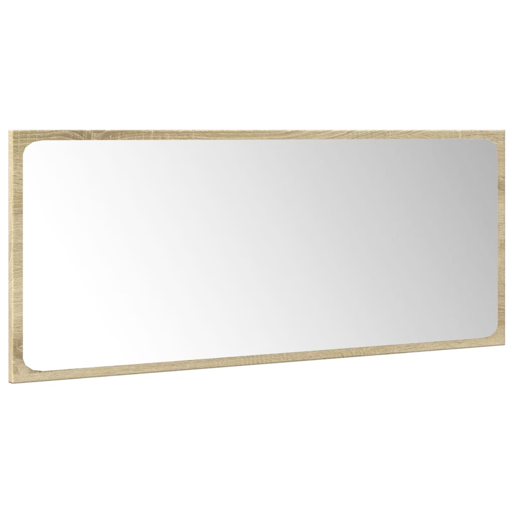 4 pcs conj. móveis casa banho derivados madeira carvalho sonoma