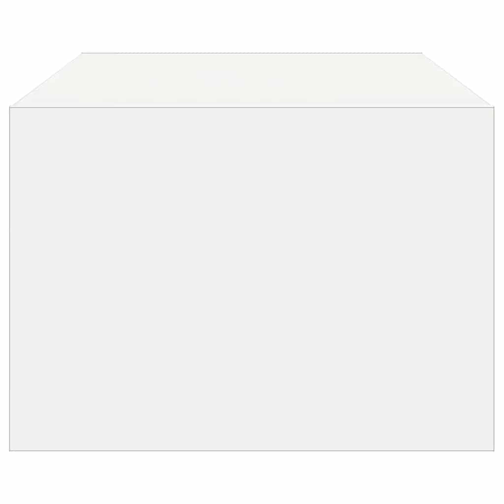 Móvel de TV com luzes LED 100X35,5x25 cm branco