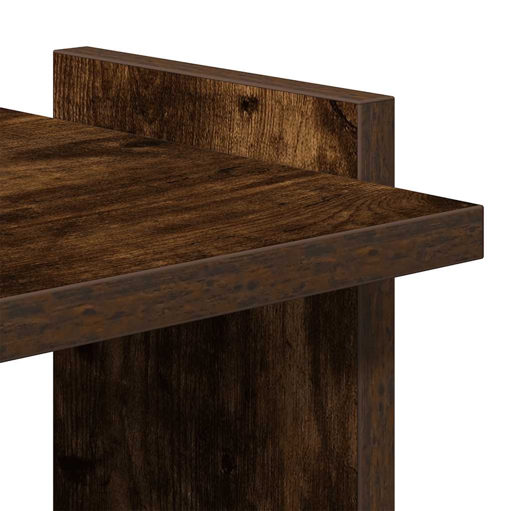 Estante c/ 3 prateleiras derivados de madeira carvalho fumado