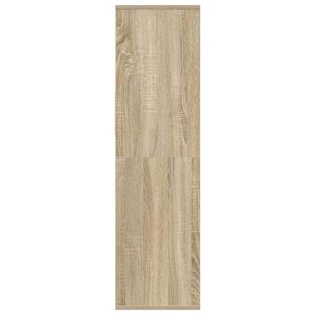 Estante cor carvalho 34x31x112 cm derivados de madeira