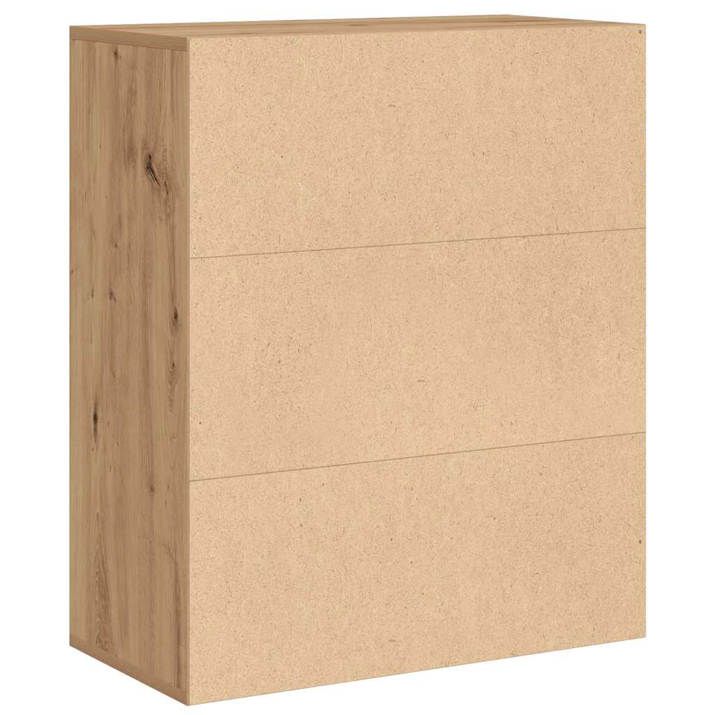 Estante carvalho artisiano 60x30x71,5 cm derivados de madeira