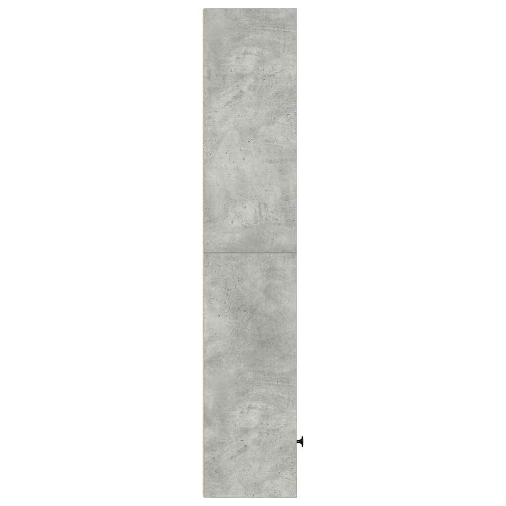 Estante 31x24x127 cm derivados de madeira cinzento cimento