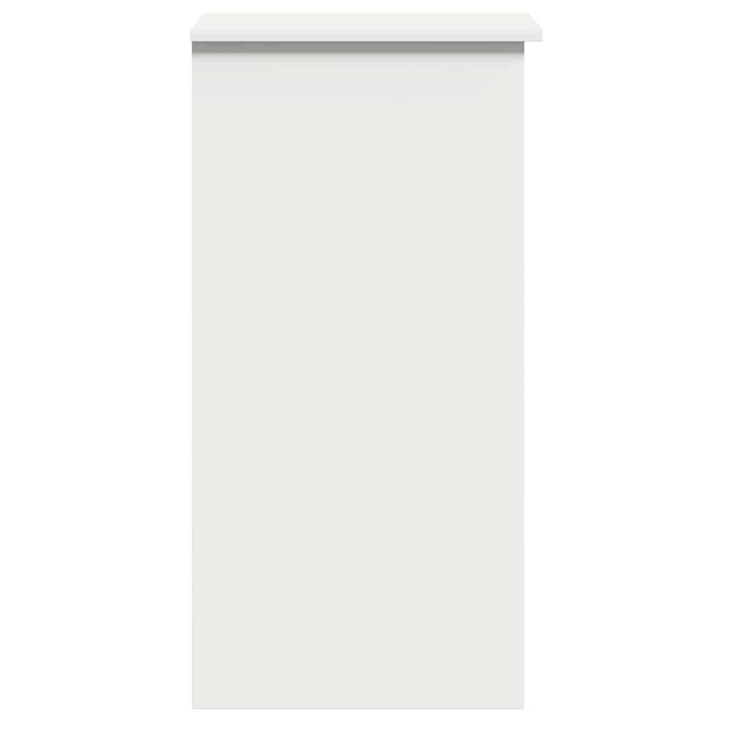 Secretária com prateleiras 84x40x78 cm contraplacado branco
