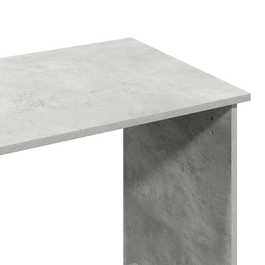 Secretária 102x50x75 cm derivados de madeira cinzento cimento