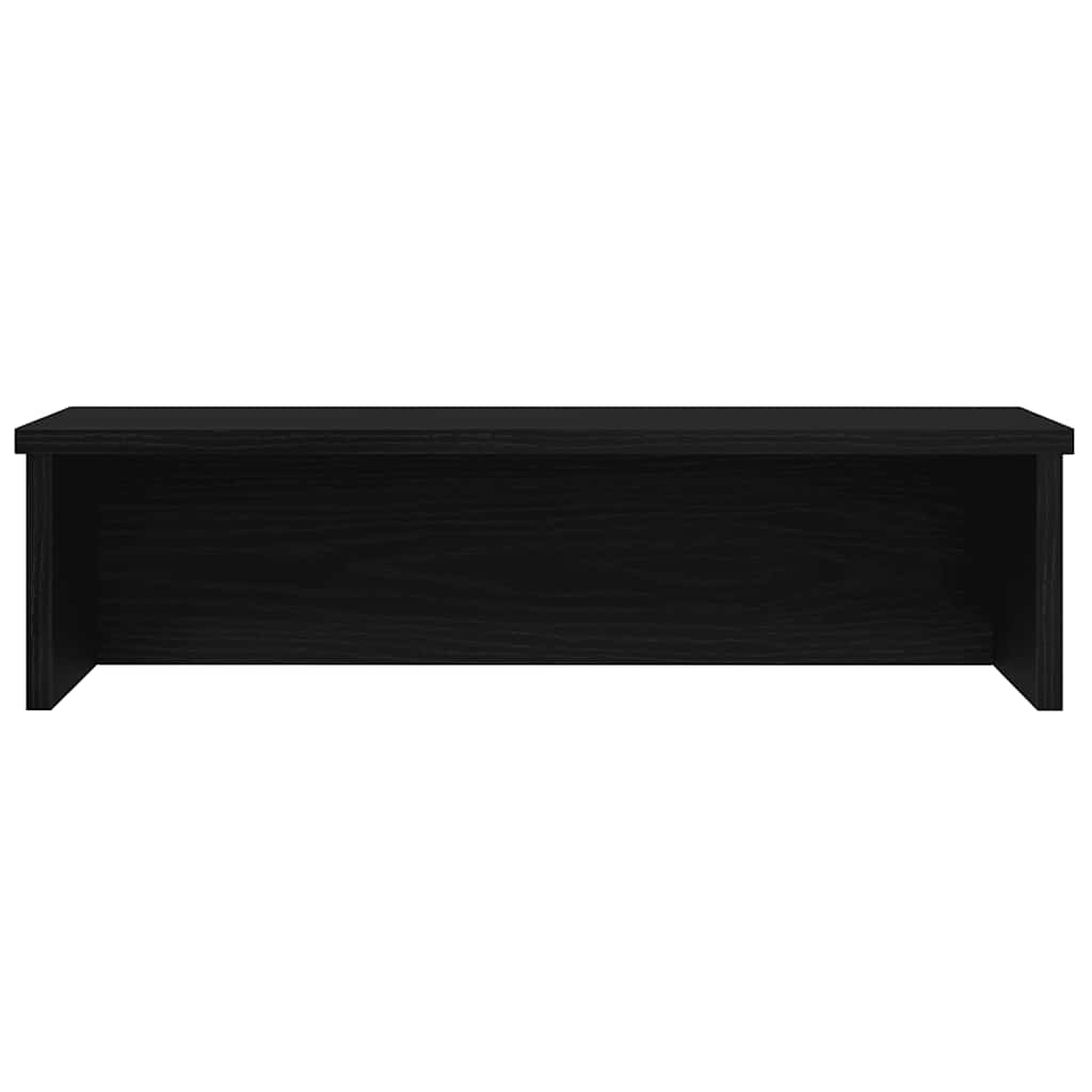 Rack cozinha empilhável preto 50x15x16 cm madeira engenheirada