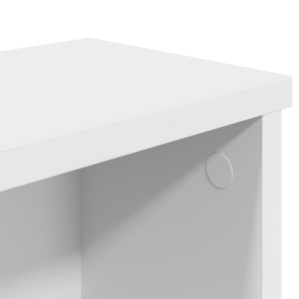 Racks de cozinha empilhável 2 pcs branco 60x15x16 cm