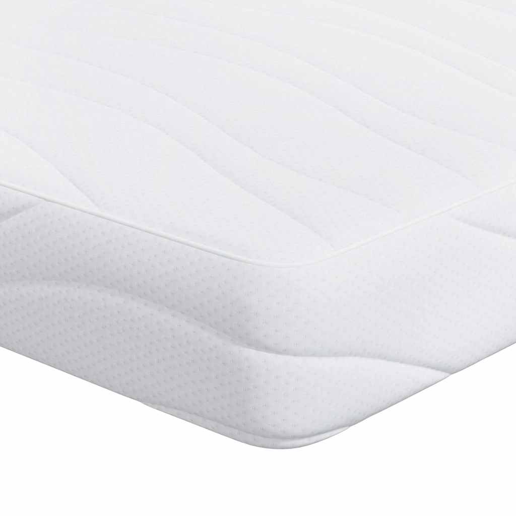 Colchão Branco 140 x 200 cm Espuma de Memória de Gel