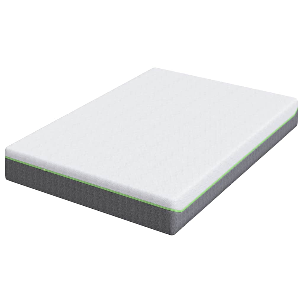 Colchão Branco e Cinza 140 x 190 cm Mola Pocket