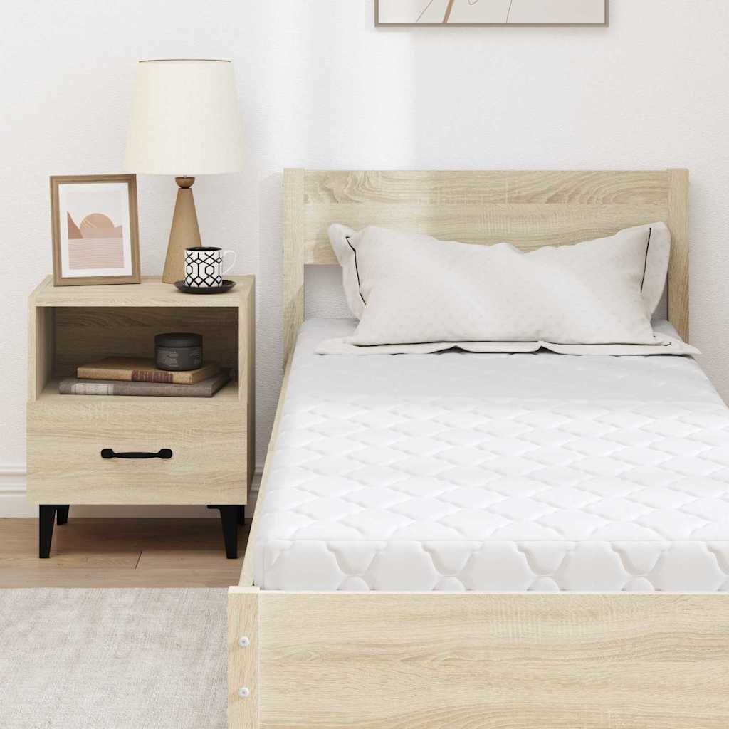 Colchão com Camada de Coco Branco 160 x 80 cm Espuma PU