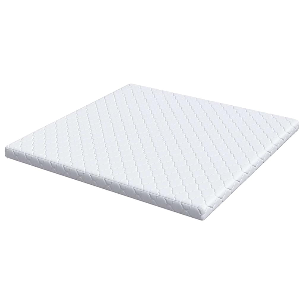 Colchão com Camada de Coco Branco 200 x 200 cm Espuma PU