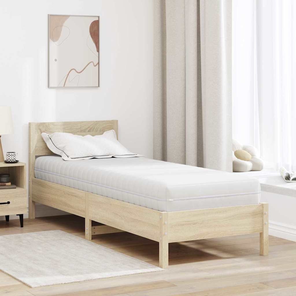 Colchão com Camada de Coco Branco 70 x 200 cm Mola Pocket