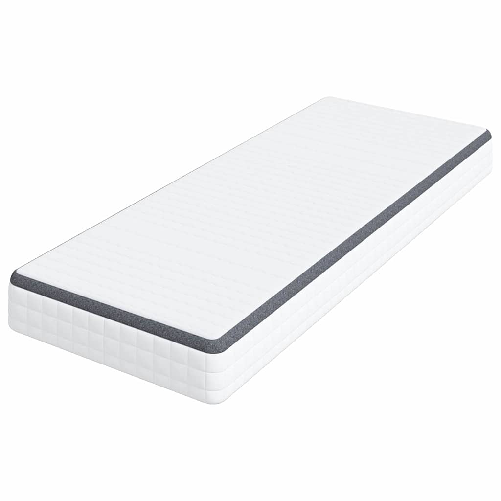 Colchão Branco e Cinza 80 x 200 cm Mola Bonell