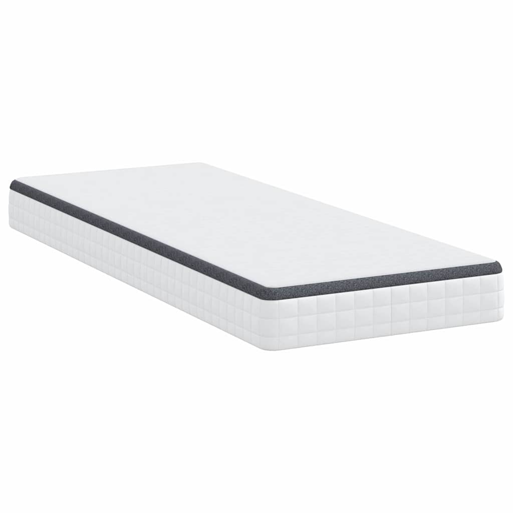 Colchão Branco e Cinza 80 x 200 cm Mola Bonell