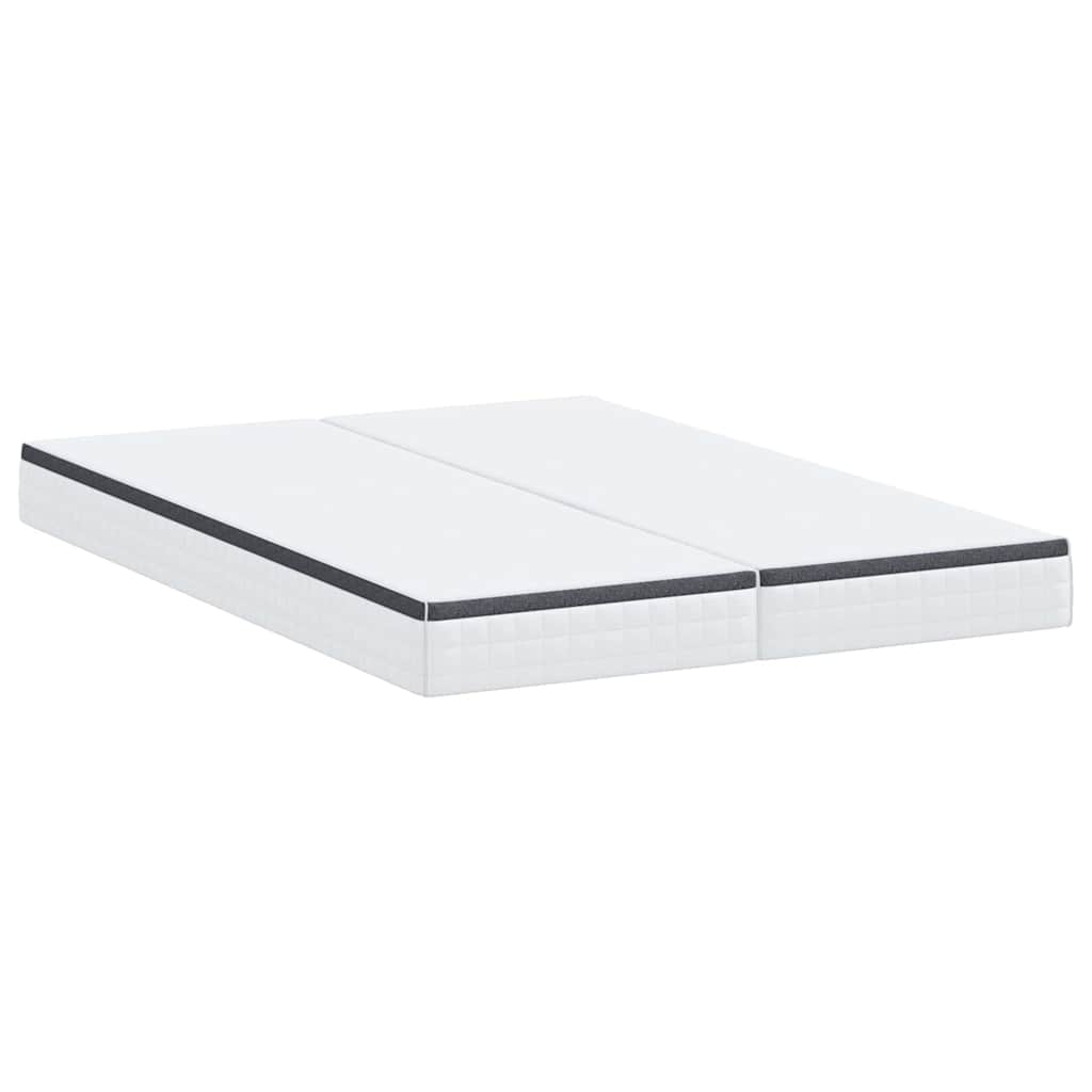 Colchão 2 pcs Branco e Cinza 70 x 190 cm Mola Bonell