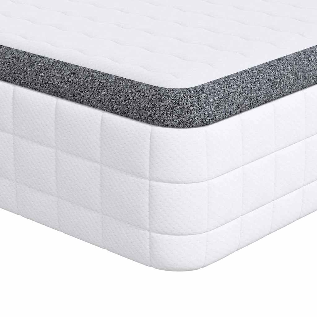 Colchão 2 pcs Branco e Cinza 70 x 200 cm Mola Bonell