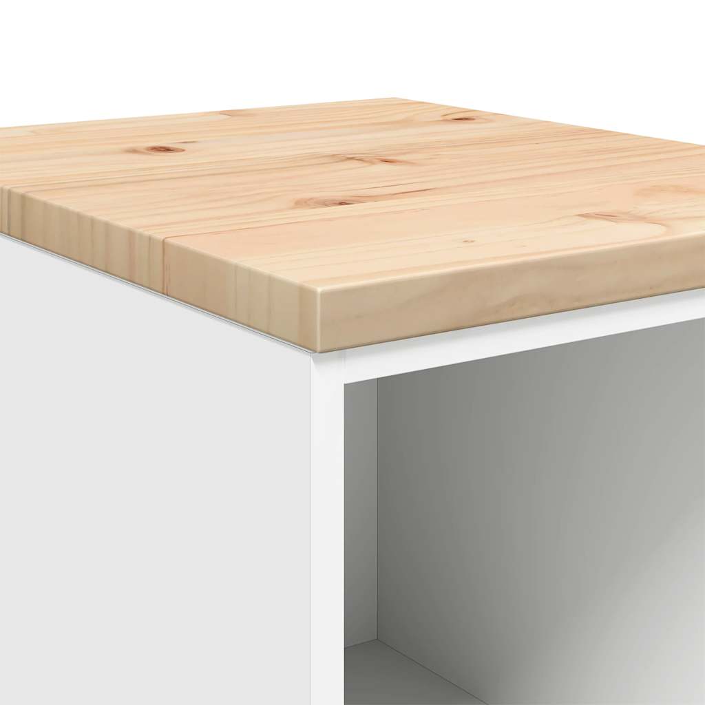 Armário de arrumação de garagem Branco 40x51x85 cm