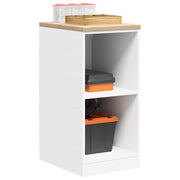 Armário de arrumação de garagem Branco 40x51x85 cm